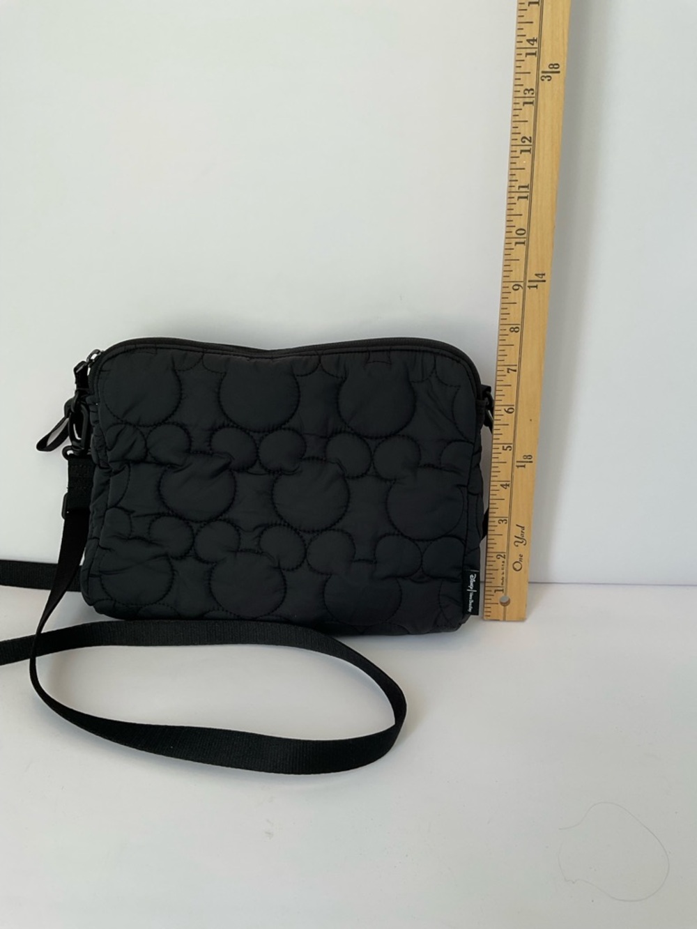Vera Bradley Disney Quilted Mickey Crossbody Bag in Black - Picture 8 of 14